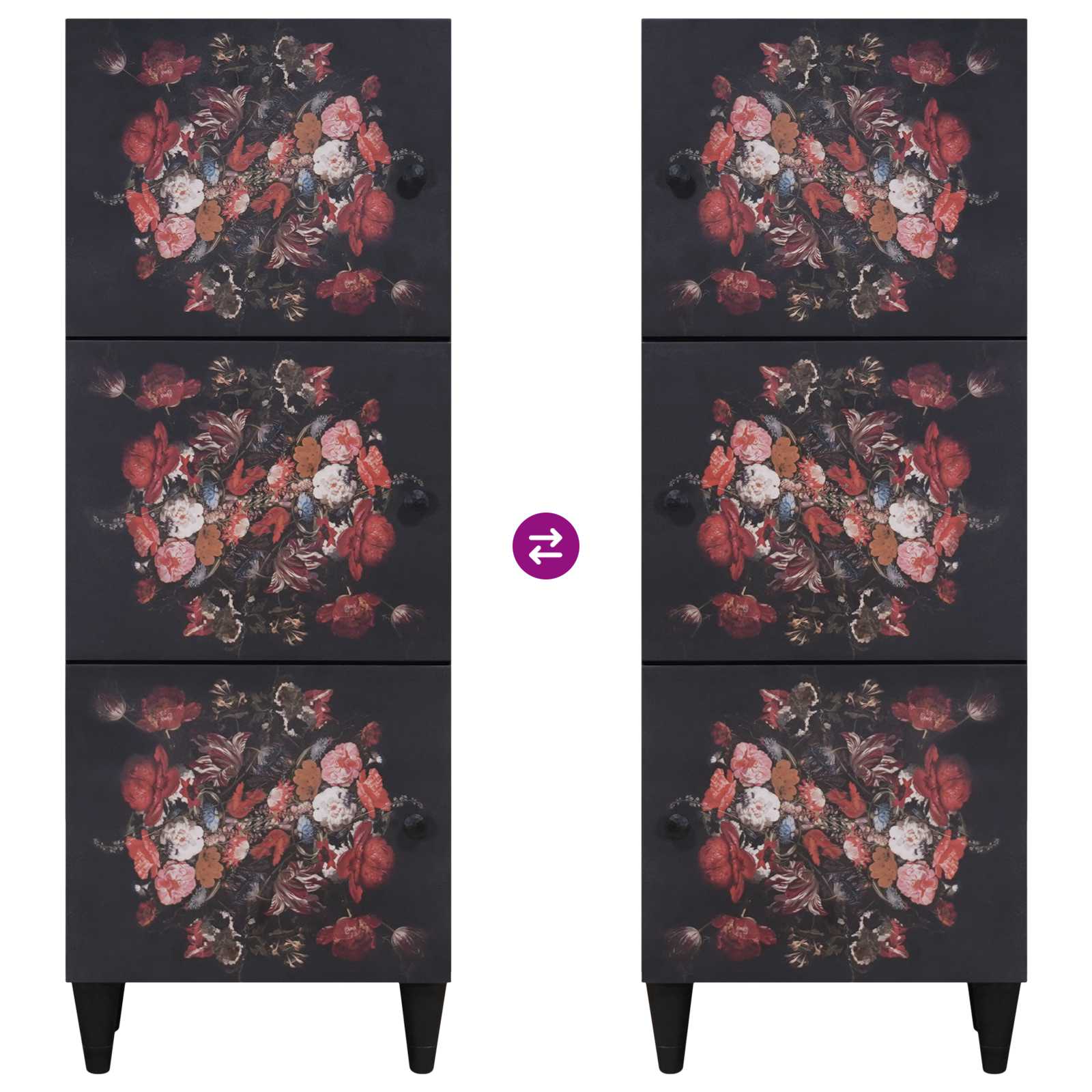 Opslagkasten Multikleur 40 x 33,5 x 110 cm Massief Mango Hout is nu te koop bij PeponiXL, paradijselijk wonen!