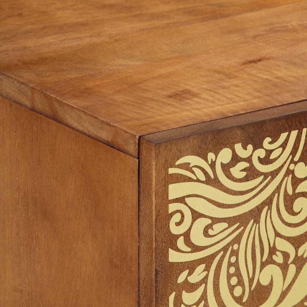 TV-kast Honingbruin 105 x 33 x 46 cm Massief Mango Hout is nu te koop bij PeponiXL, paradijselijk wonen!