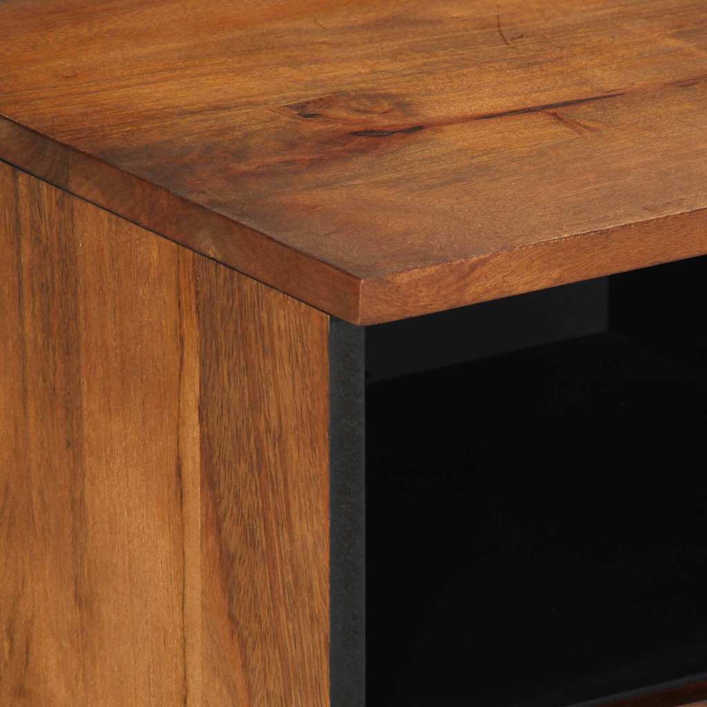 TV-kast met lade Honingbruin 70 x 33 x 46 cm Massief Mango Hout is nu te koop bij PeponiXL, paradijselijk wonen!