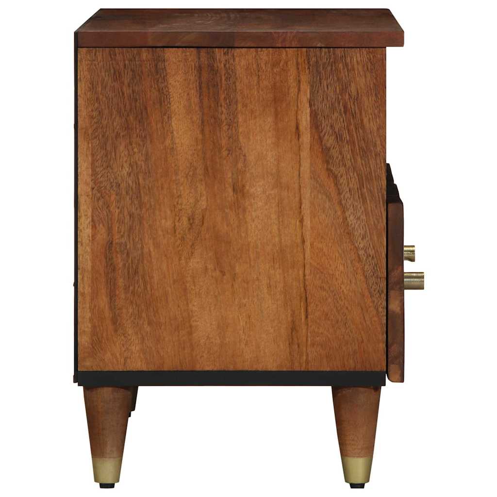 TV-kast met lade Honingbruin 70 x 33 x 46 cm Massief Mango Hout is nu te koop bij PeponiXL, paradijselijk wonen!