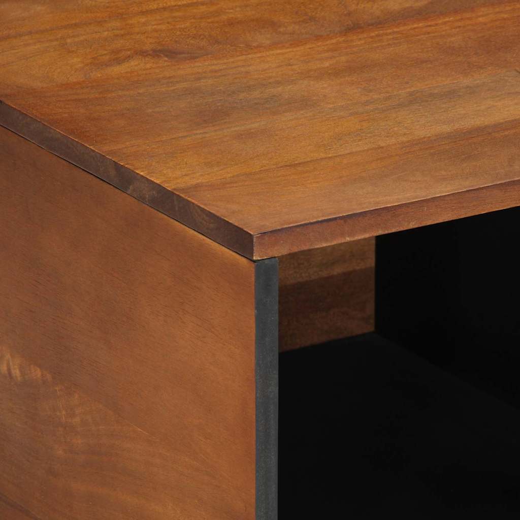 Salontafel Honingbruin 80 x 50 x 40 cm Massief Mango Hout is nu te koop bij PeponiXL, paradijselijk wonen!