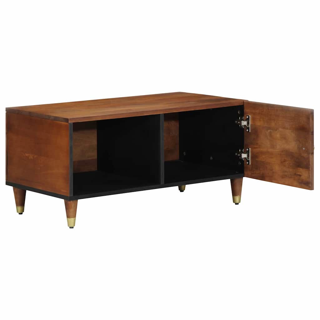 Salontafel Honingbruin 80 x 50 x 40 cm Massief Mango Hout is nu te koop bij PeponiXL, paradijselijk wonen!