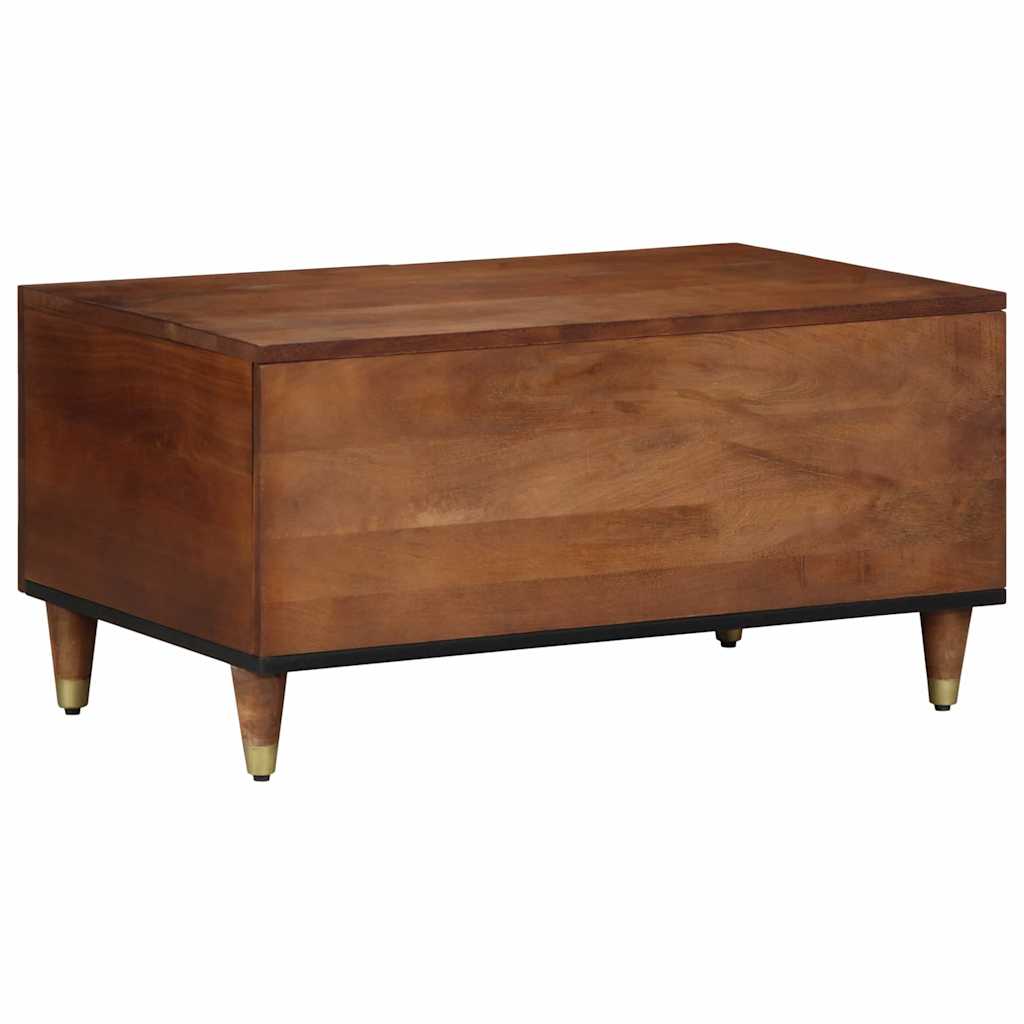 Salontafel Honingbruin 80 x 50 x 40 cm Massief Mango Hout is nu te koop bij PeponiXL, paradijselijk wonen!
