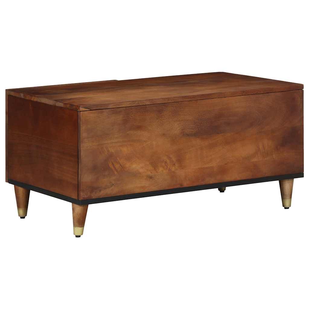 Salontafel Honingbruin 80 x 50 x 40 cm Massief Mango Hout is nu te koop bij PeponiXL, paradijselijk wonen!