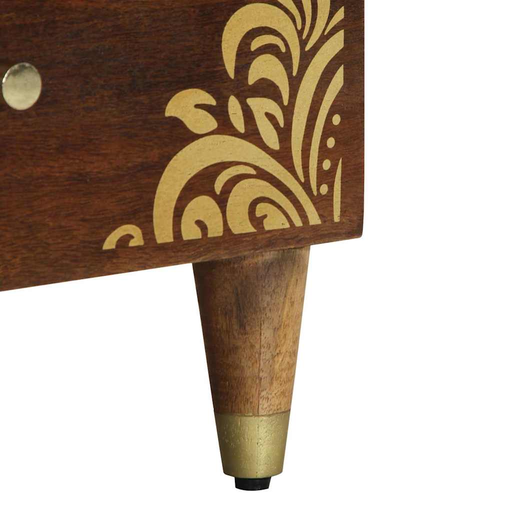 Nachtkastje met lade 2 pcs Honingbruin 40 x 33 x 46 cm is nu te koop bij PeponiXL, paradijselijk wonen!