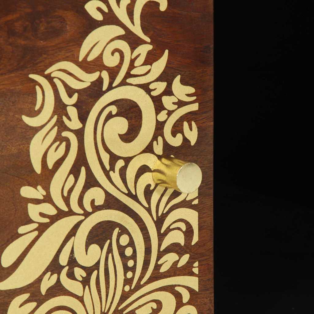 Salontafel Honingbruin 100 x 54 x 40 cm Massief Mango Hout is nu te koop bij PeponiXL, paradijselijk wonen!
