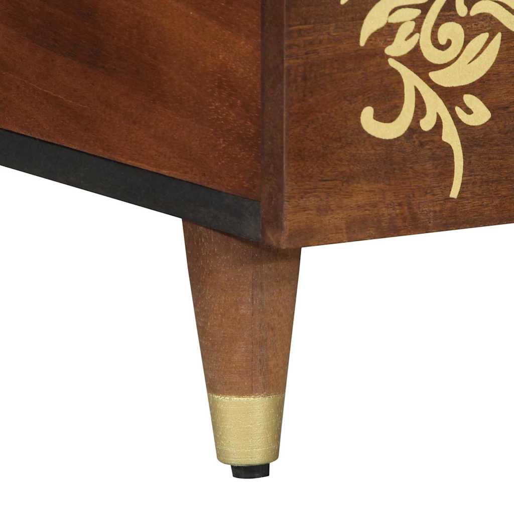 Salontafel Honingbruin 100 x 54 x 40 cm Massief Mango Hout is nu te koop bij PeponiXL, paradijselijk wonen!