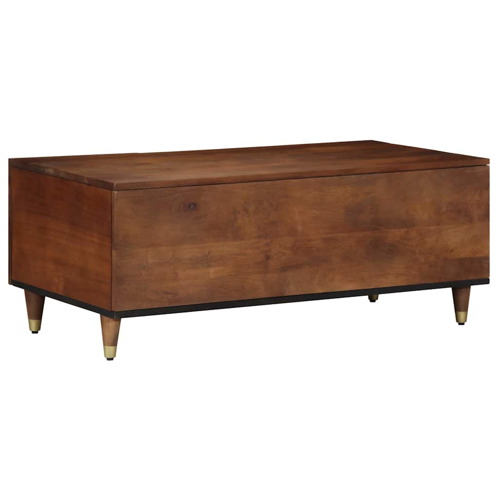 Salontafel Honingbruin 100 x 54 x 40 cm Massief Mango Hout is nu te koop bij PeponiXL, paradijselijk wonen!