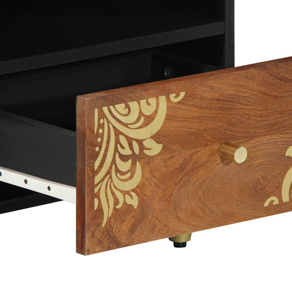 Salontafel Honingbruin 80 x 54 x 40 cm Massief Mango Hout is nu te koop bij PeponiXL, paradijselijk wonen!