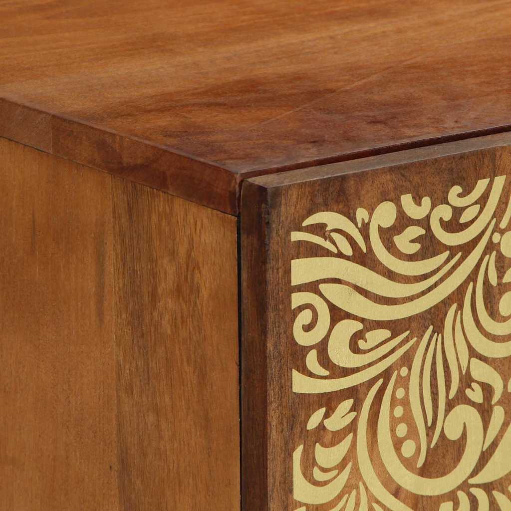 TV-kast Honingbruin 105 x 33 x 46 cm Massief Mango Hout is nu te koop bij PeponiXL, paradijselijk wonen!