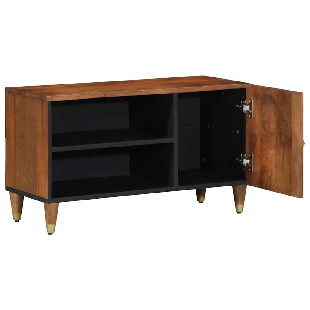 TV-kast Honingbruin 80 x 33 x 46 cm Massief Mango Hout is nu te koop bij PeponiXL, paradijselijk wonen!