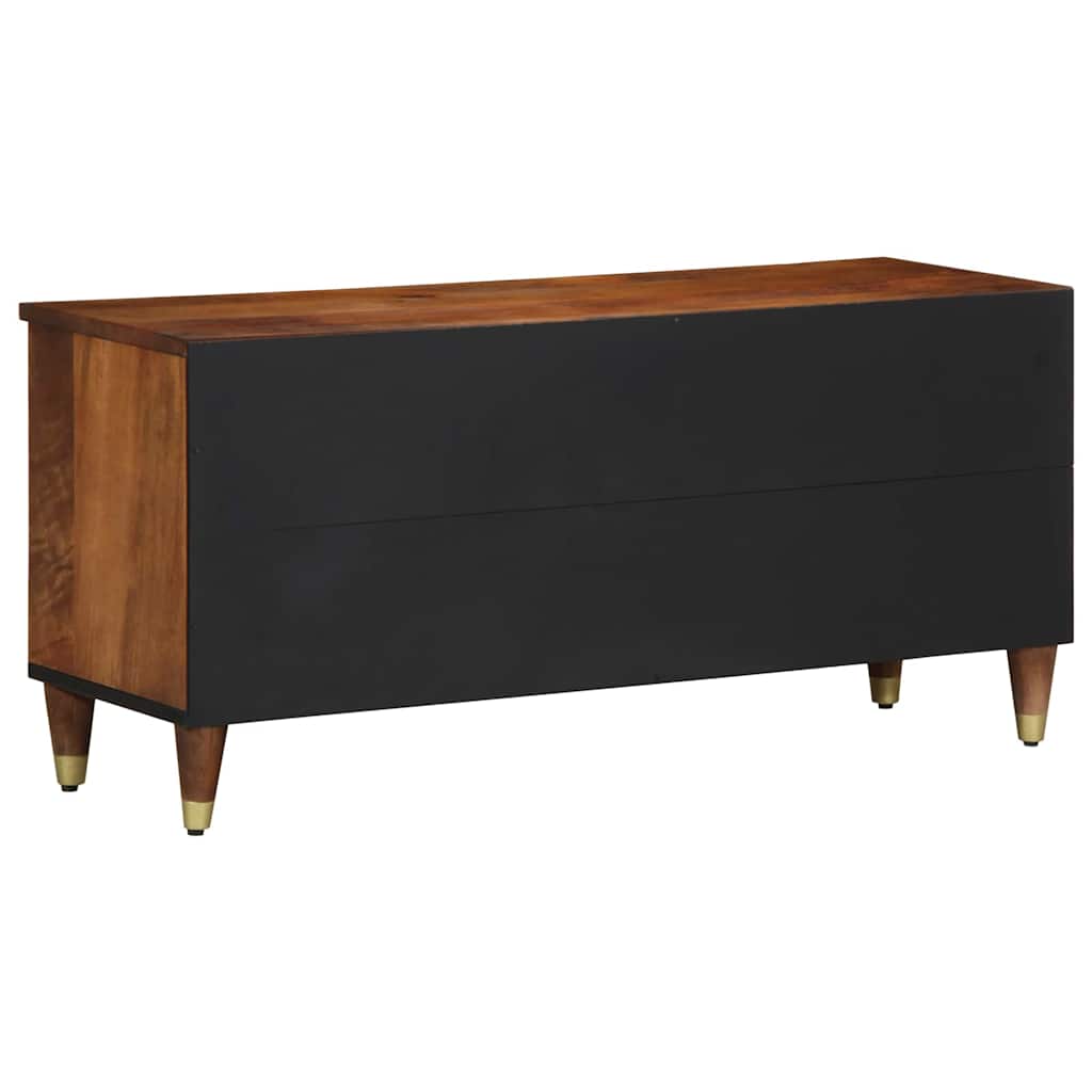 TV-kast Honingbruin 100 x 33 x 46 cm Massief Mango Hout is nu te koop bij PeponiXL, paradijselijk wonen!