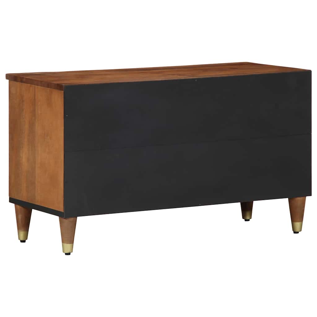 TV-kast met lade Honingbruin 80 x 33 x 46 cm Massief Mango Hout is nu te koop bij PeponiXL, paradijselijk wonen!