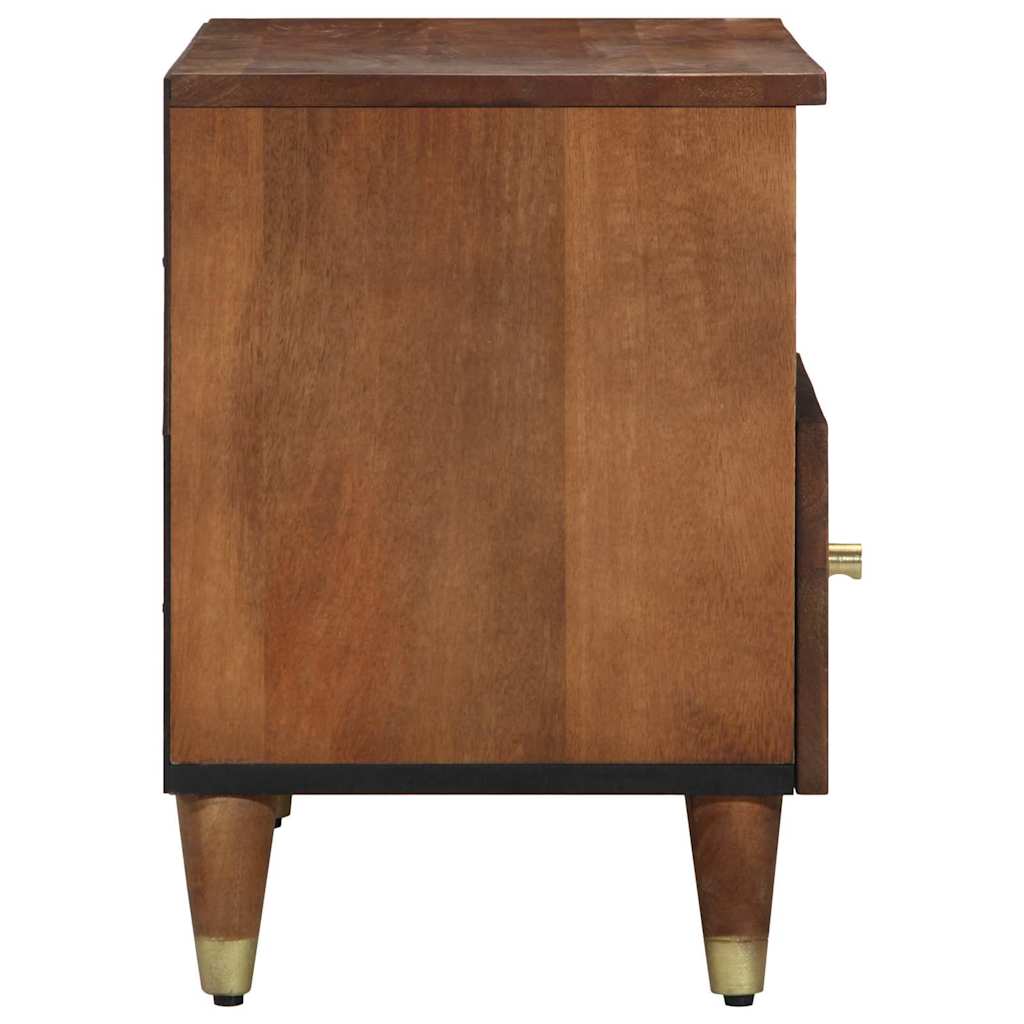 TV-kast met lade Honingbruin 80 x 33 x 46 cm Massief Mango Hout is nu te koop bij PeponiXL, paradijselijk wonen!