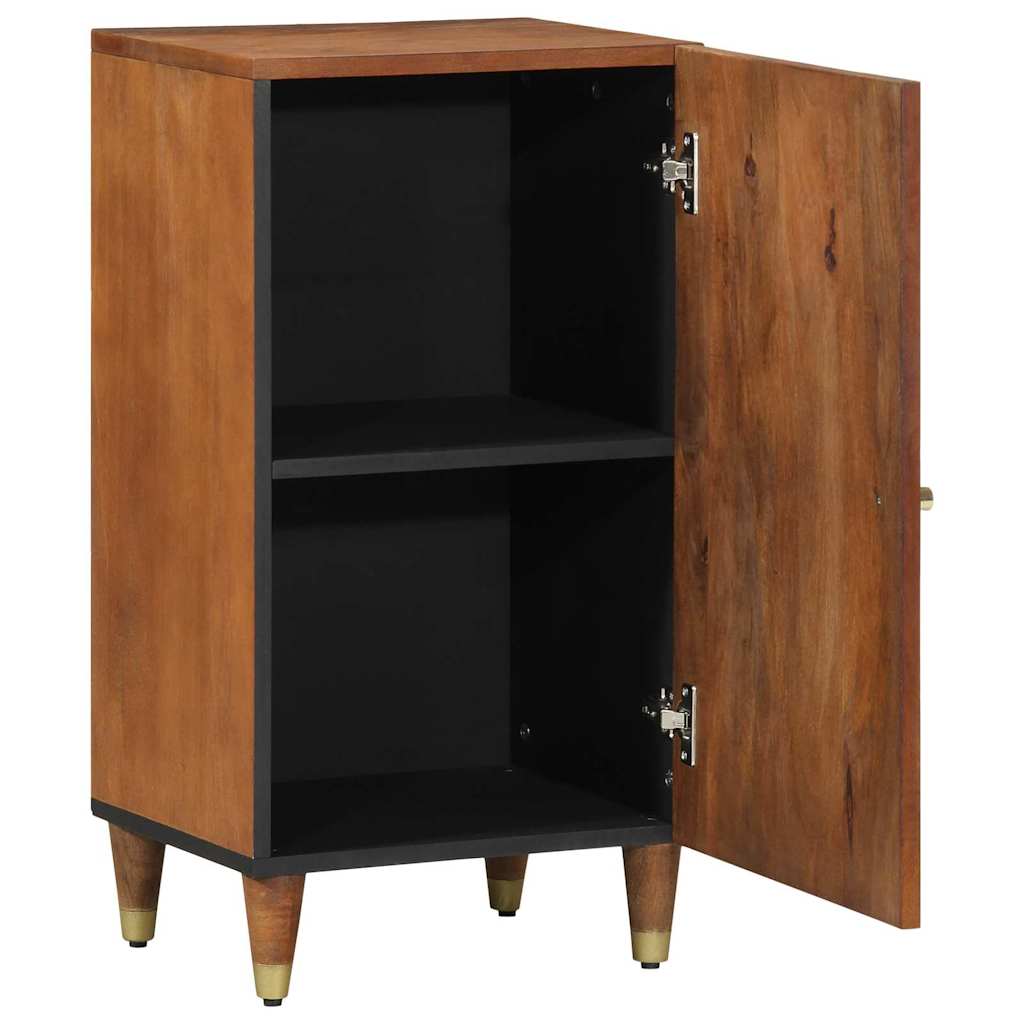 Dressoir met plank Bruin 40 x 33 x 75 cm Massief Mango Hout is nu te koop bij PeponiXL, paradijselijk wonen!