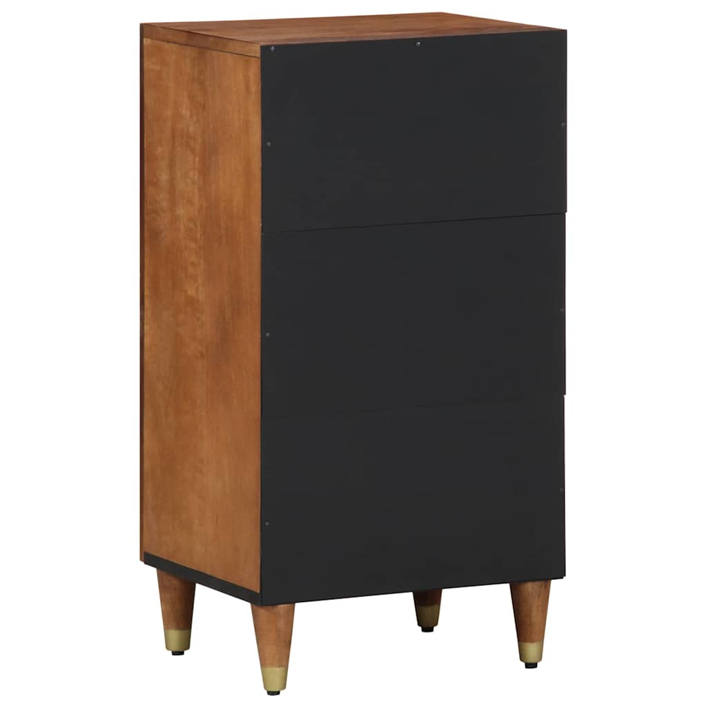 Dressoir met plank Bruin 40 x 33 x 75 cm Massief Mango Hout is nu te koop bij PeponiXL, paradijselijk wonen!