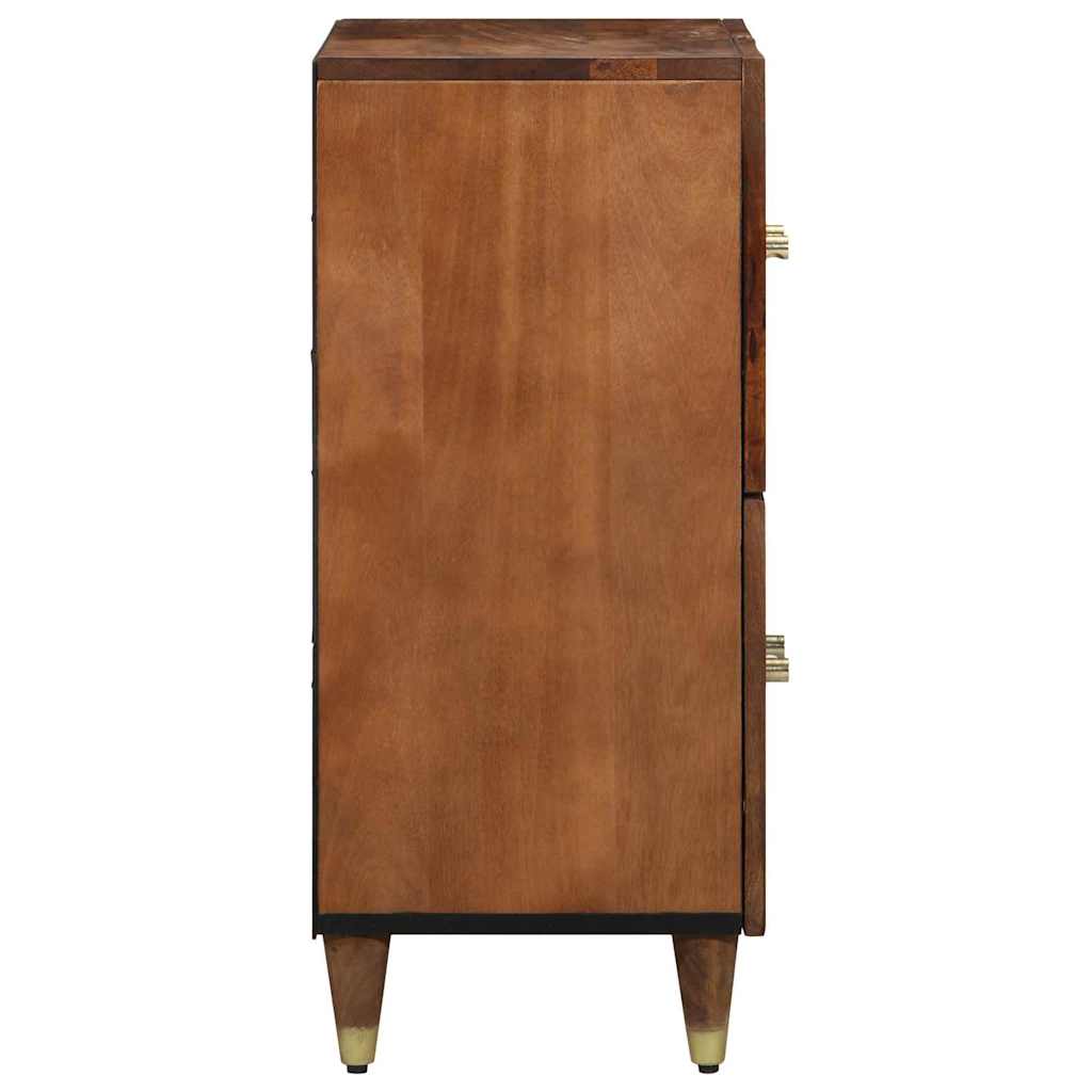 Dressoir met plank Bruin 60 x 33 x 75 cm Massief Mango Hout is nu te koop bij PeponiXL, paradijselijk wonen!