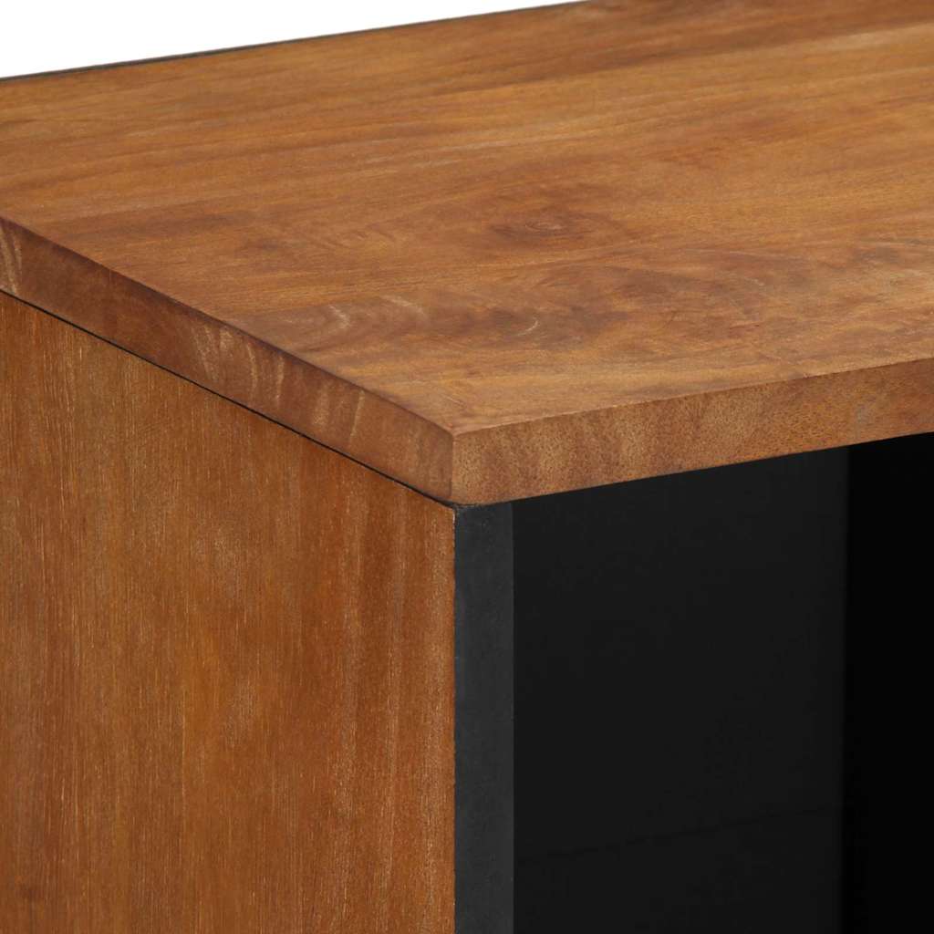 Dressoir met plank Bruin 80 x 33 x 75 cm Massief Mango Hout is nu te koop bij PeponiXL, paradijselijk wonen!