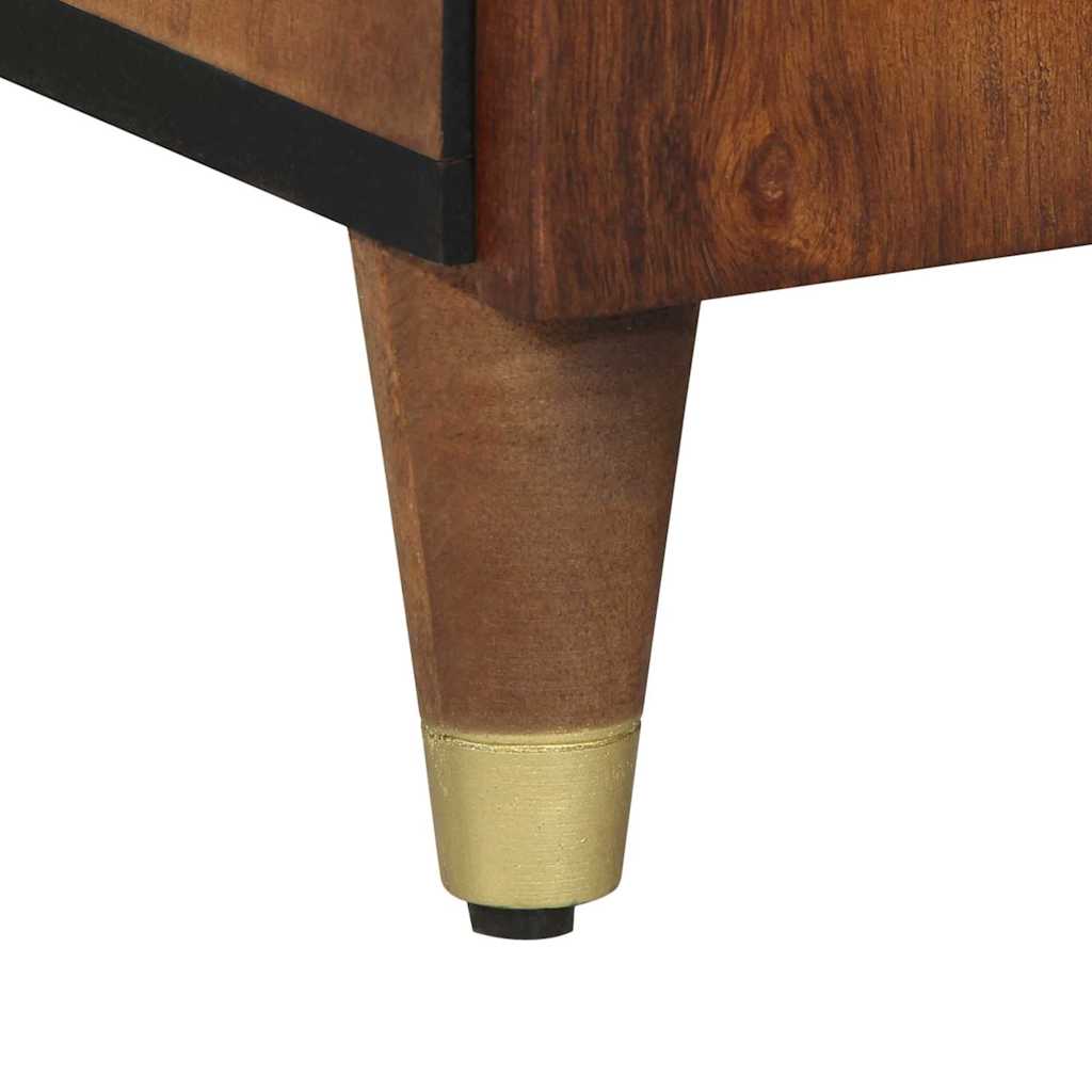 Hoge kast met plank Bruin 40 x 33 x 110 cm Massief Mango Hout is nu te koop bij PeponiXL, paradijselijk wonen!
