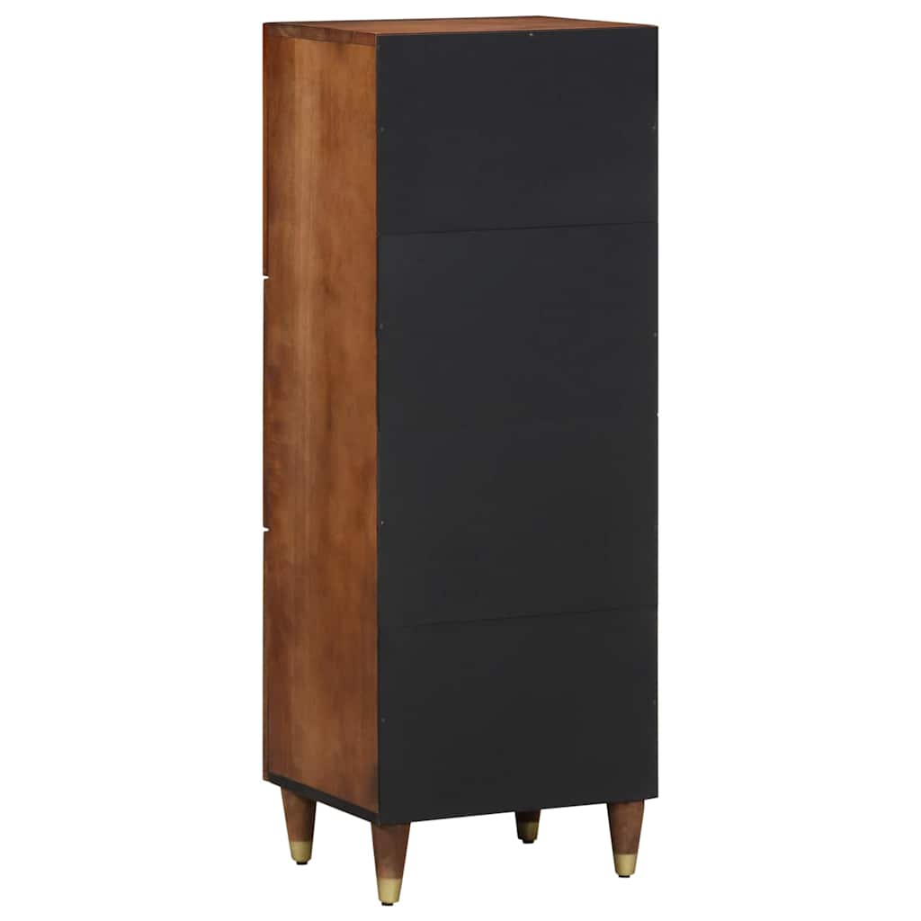 Hoge kast met plank Bruin 40 x 33 x 110 cm Massief Mango Hout is nu te koop bij PeponiXL, paradijselijk wonen!