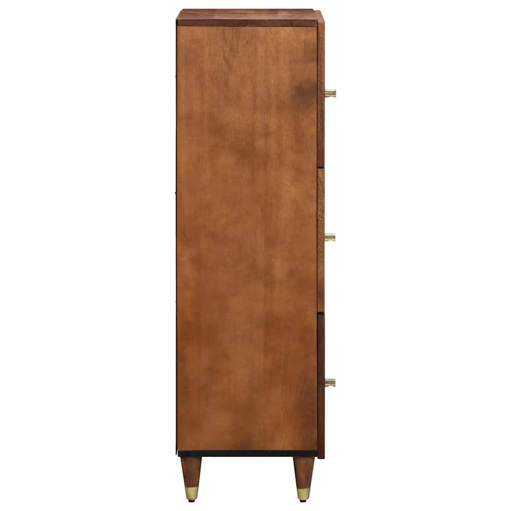 Hoge kast met plank Bruin 40 x 33 x 110 cm Massief Mango Hout is nu te koop bij PeponiXL, paradijselijk wonen!