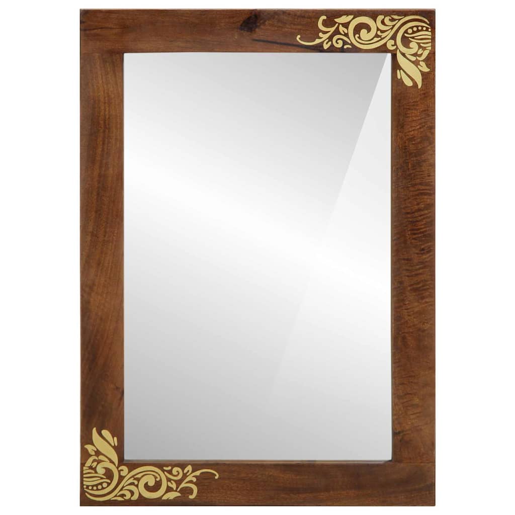Badkamer Spiegel met spiegel Honingbruin 70 x 50 x 2,5 cm is nu te koop bij PeponiXL, paradijselijk wonen!