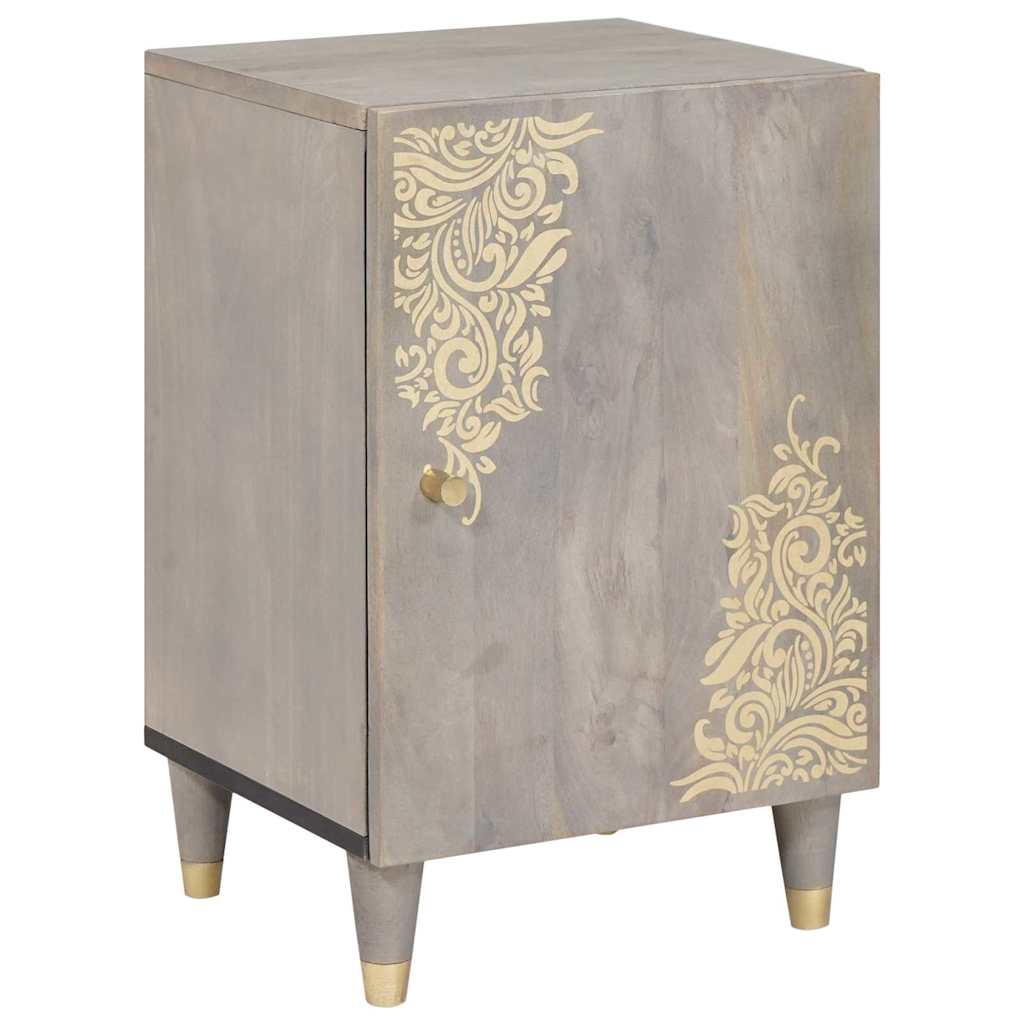 Badkamerkast Grijs 38 x 33 x 58 cm Massief Mango Hout is nu te koop bij PeponiXL, paradijselijk wonen!