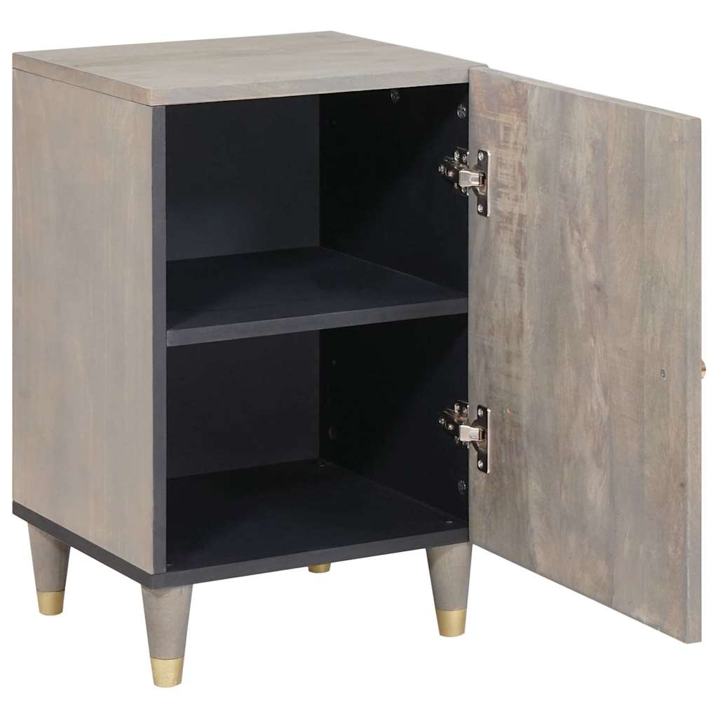 Badkamerkast Grijs 38 x 33 x 58 cm Massief Mango Hout is nu te koop bij PeponiXL, paradijselijk wonen!