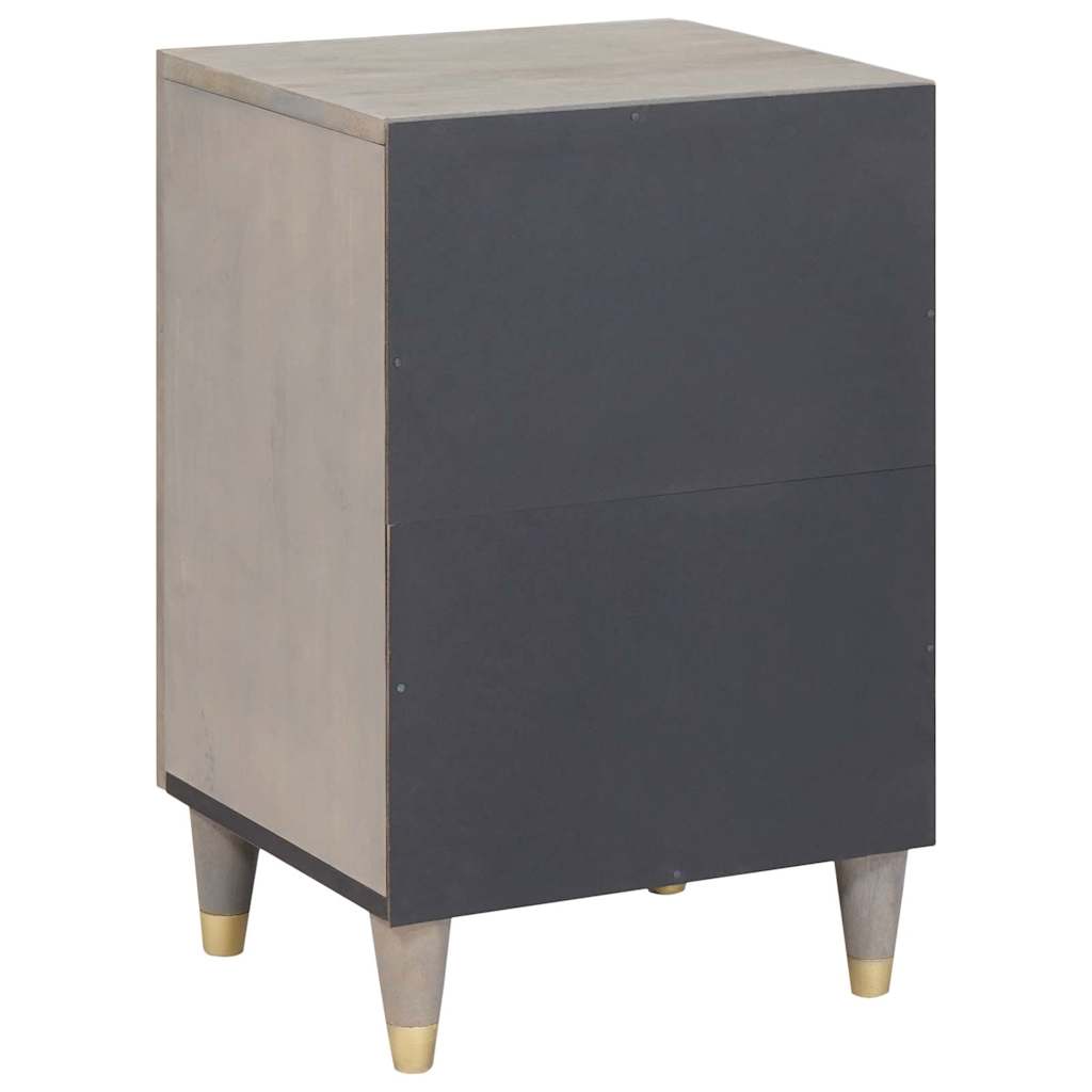 Badkamerkast Grijs 38 x 33 x 58 cm Massief Mango Hout is nu te koop bij PeponiXL, paradijselijk wonen!