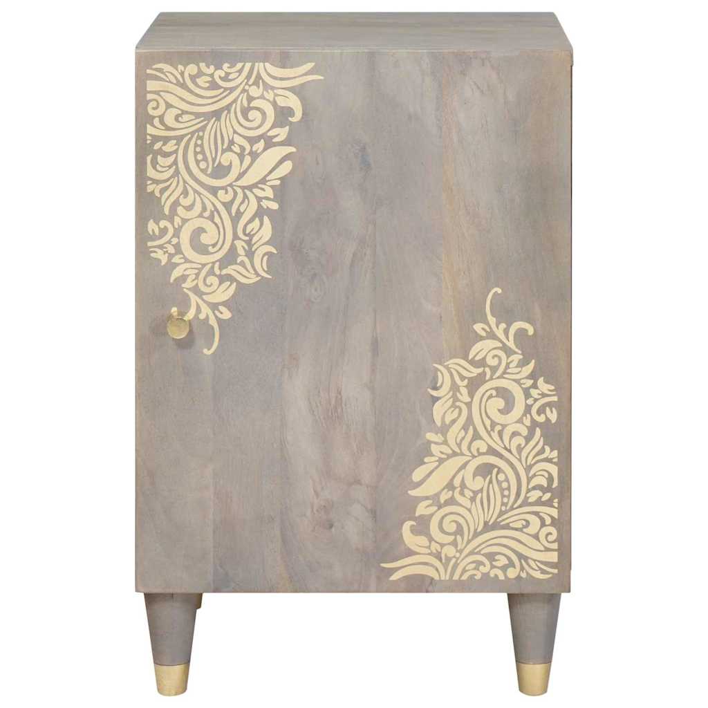 Badkamerkast Grijs 38 x 33 x 58 cm Massief Mango Hout is nu te koop bij PeponiXL, paradijselijk wonen!