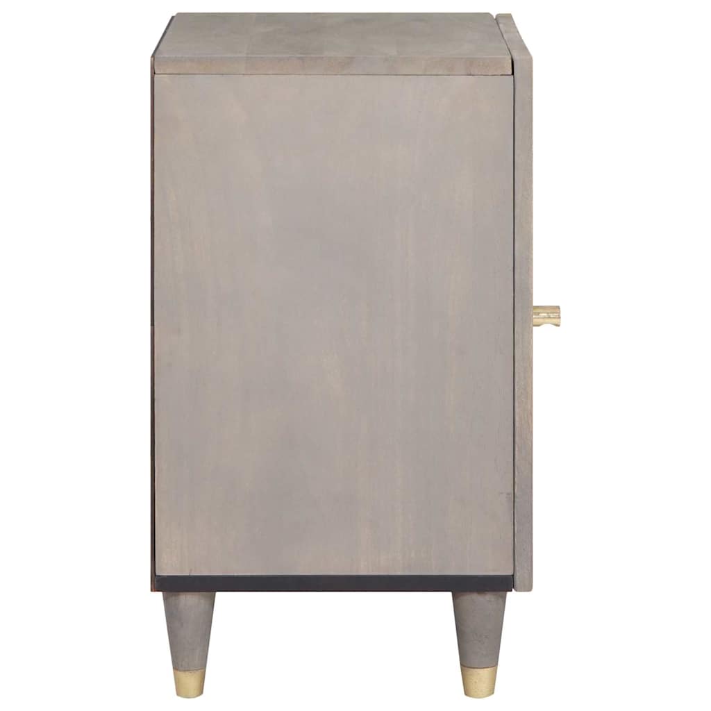 Badkamerkast Grijs 38 x 33 x 58 cm Massief Mango Hout is nu te koop bij PeponiXL, paradijselijk wonen!