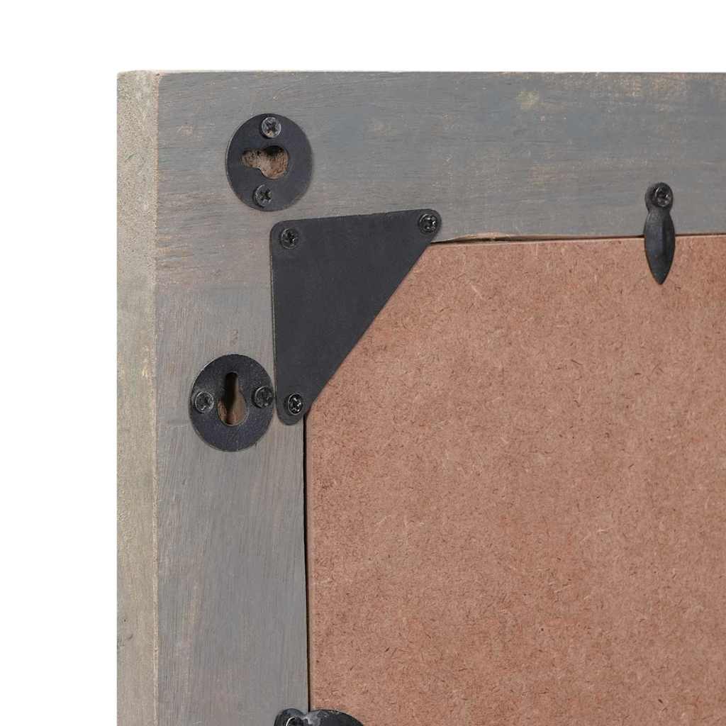 Badkamer Spiegel met spiegel Grijs 70 x 50 x 2,5 cm is nu te koop bij PeponiXL, paradijselijk wonen!