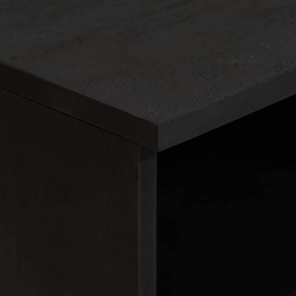 TV-kast met lade Zwart 70 x 33 x 46 cm Massief Mango Hout is nu te koop bij PeponiXL, paradijselijk wonen!