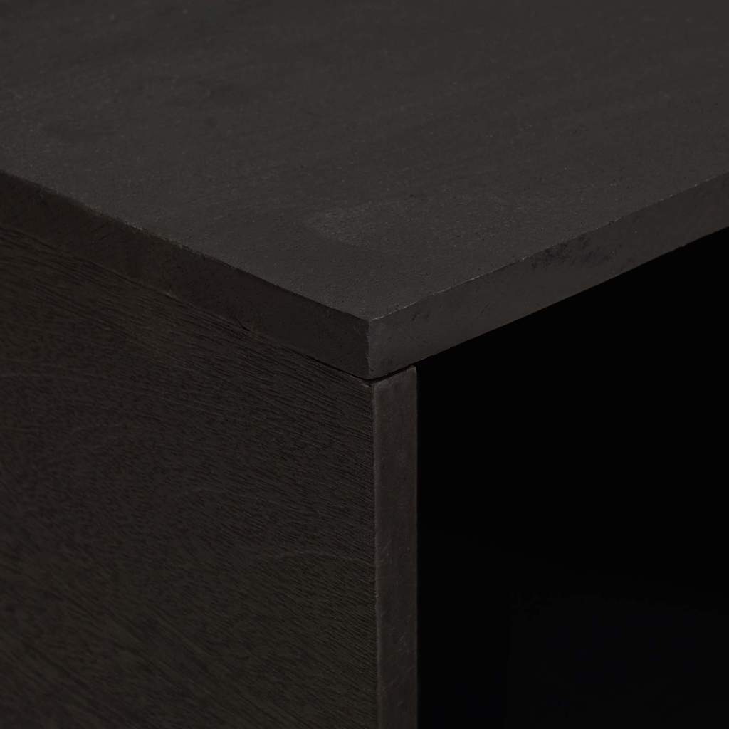 Salontafel Zwart 80 x 50 x 40 cm Massief Mango Hout is nu te koop bij PeponiXL, paradijselijk wonen!