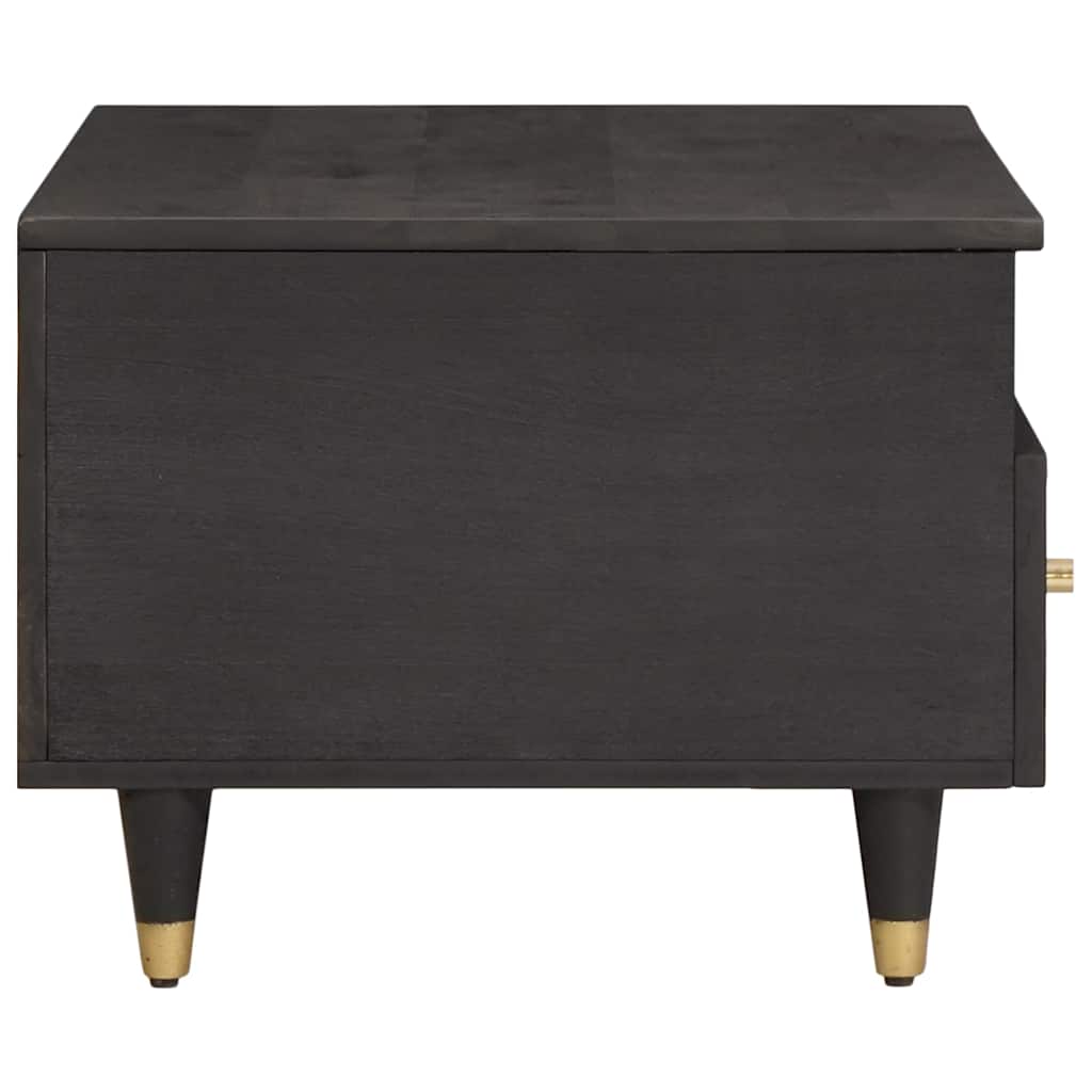 Salontafel met lade Zwart 80 x 54 x 40 cm Massief Mango Hout is nu te koop bij PeponiXL, paradijselijk wonen!