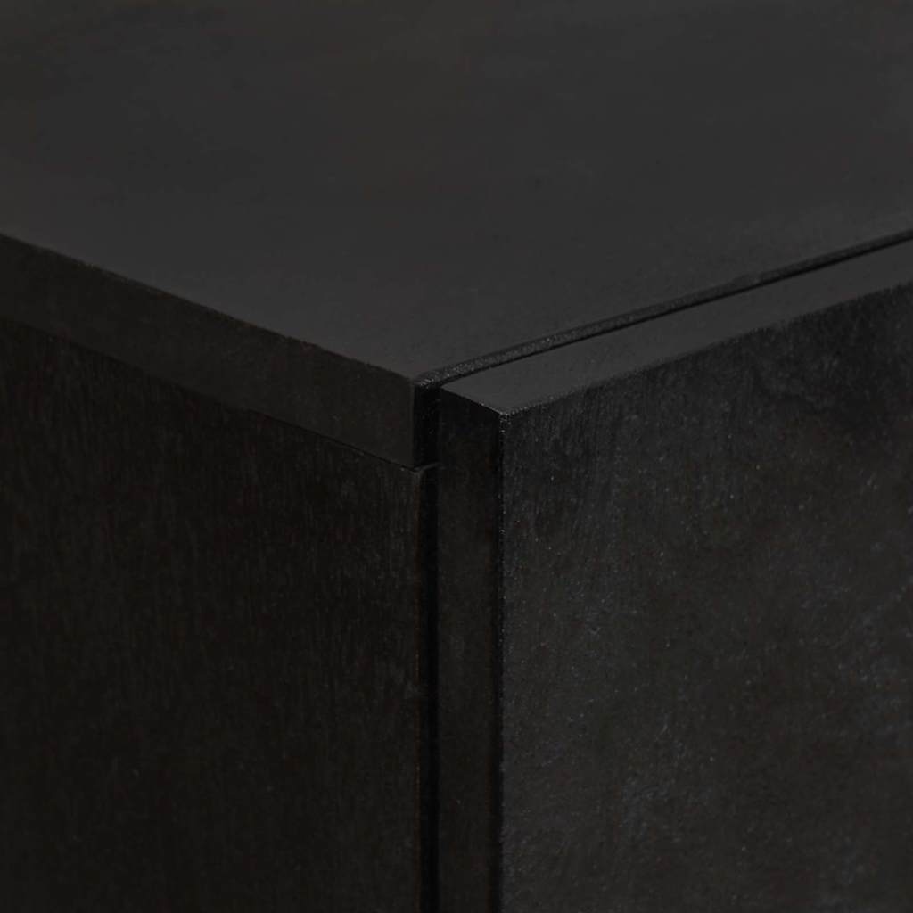 Hoge kast met lade Zwart 60 x 33 x 100 cm Massief Mango Hout is nu te koop bij PeponiXL, paradijselijk wonen!