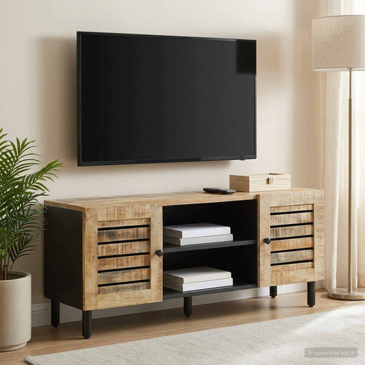Opslagkasten Naturel 105 x 33 x 46 cm Massief Mango Hout is nu te koop bij PeponiXL, paradijselijk wonen!