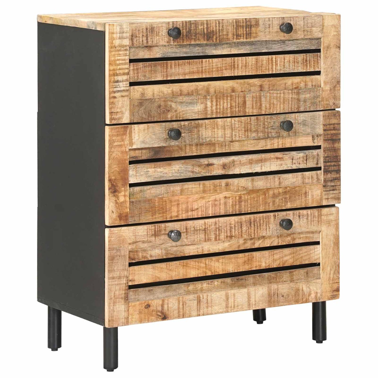 Opslagkasten 60 x 33 x 75 cm Massief Mango Hout Naturel
