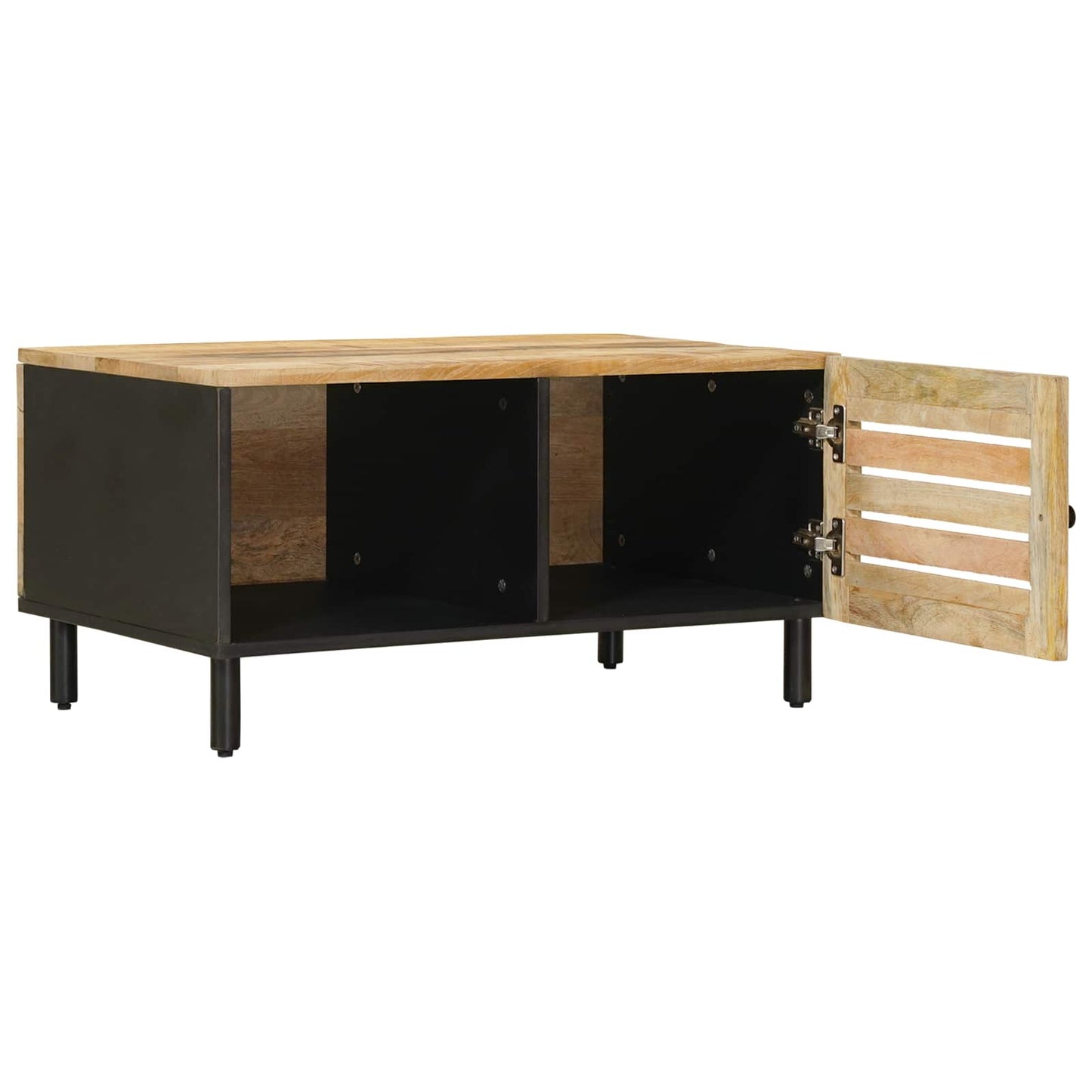 Salontafel Naturel 80 x 50 x 40 cm Massief Mango Hout is nu te koop bij PeponiXL, paradijselijk wonen!