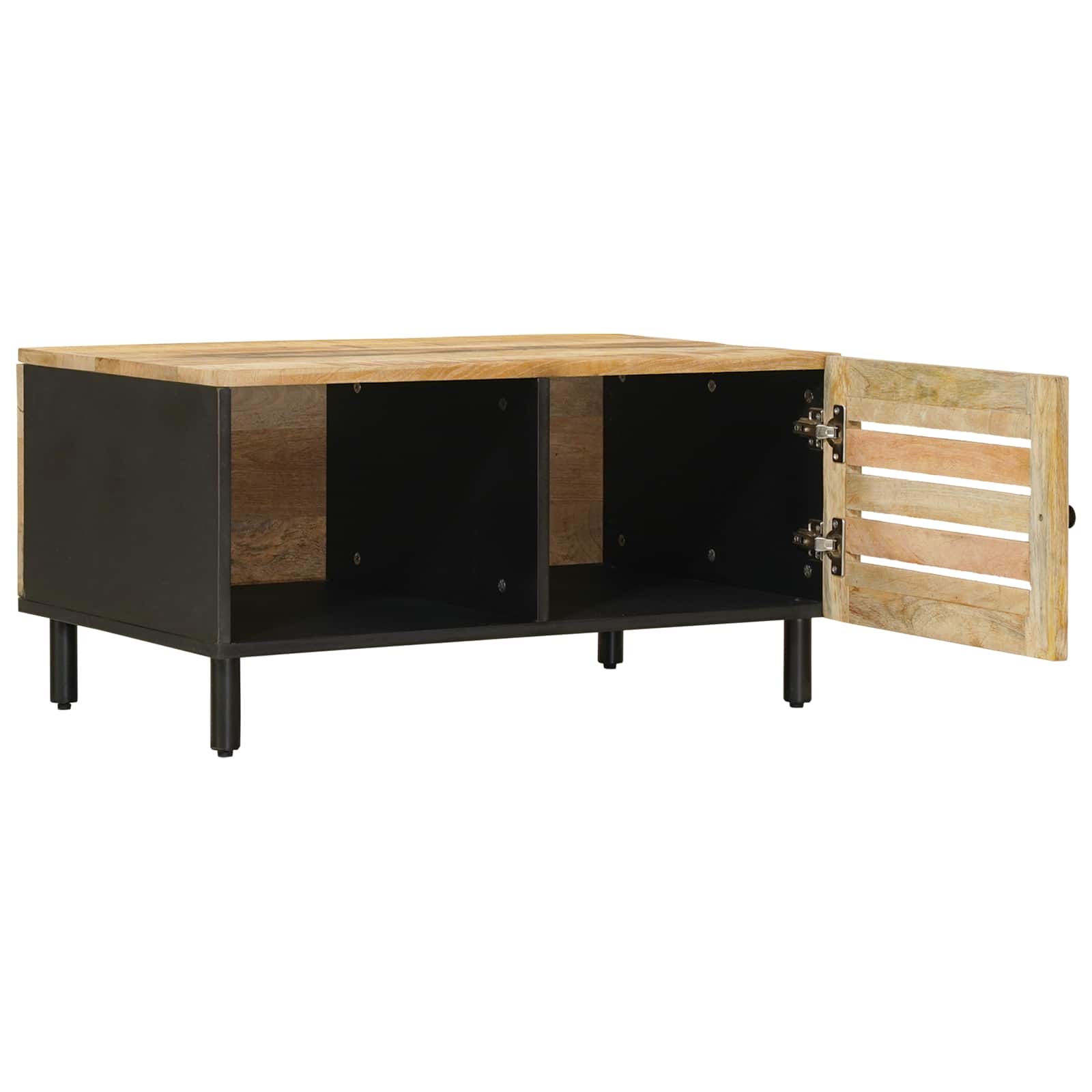 Salontafel Naturel 80 x 50 x 40 cm Massief Mango Hout is nu te koop bij PeponiXL, paradijselijk wonen!