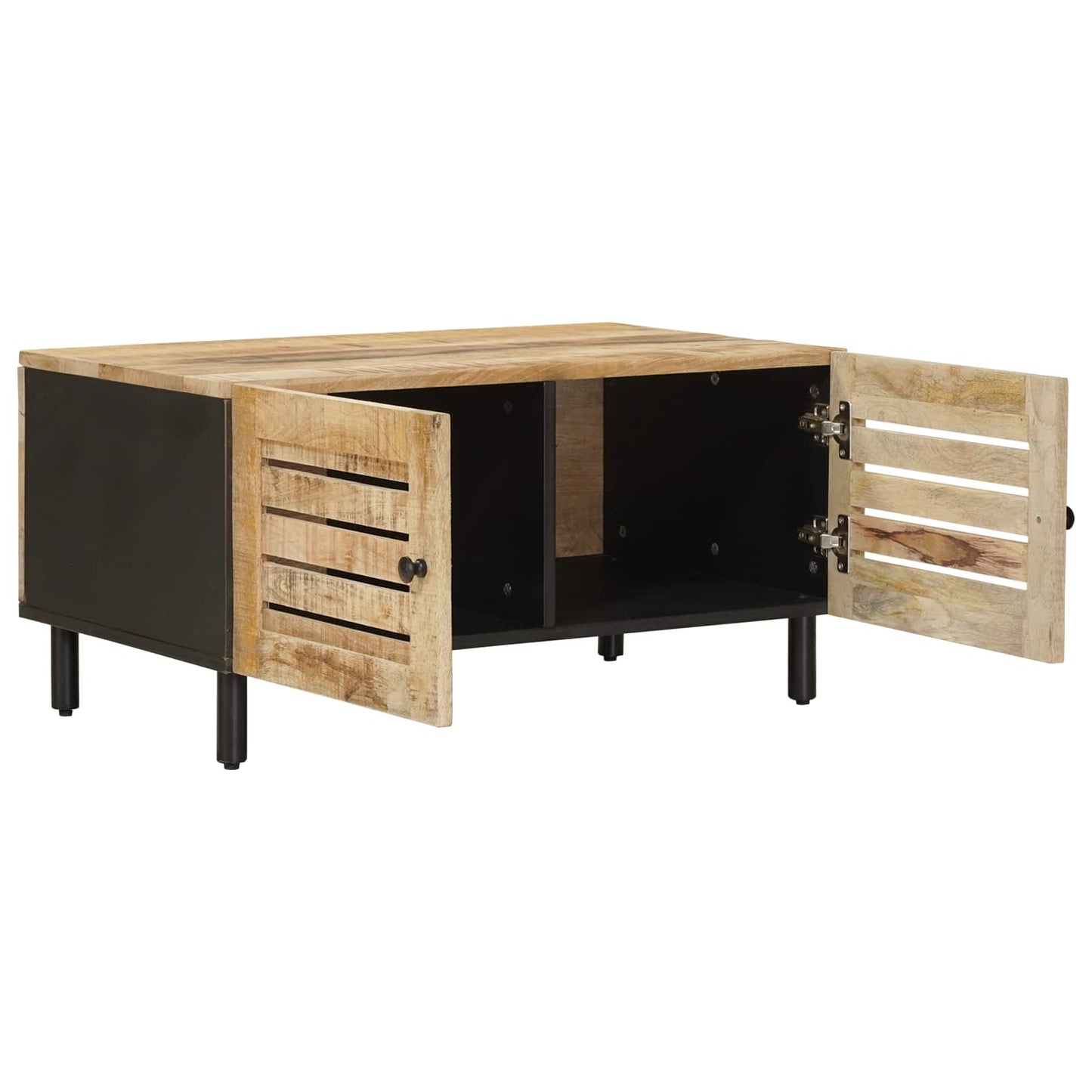 Salontafel Naturel 80 x 50 x 40 cm Massief Mango Hout is nu te koop bij PeponiXL, paradijselijk wonen!