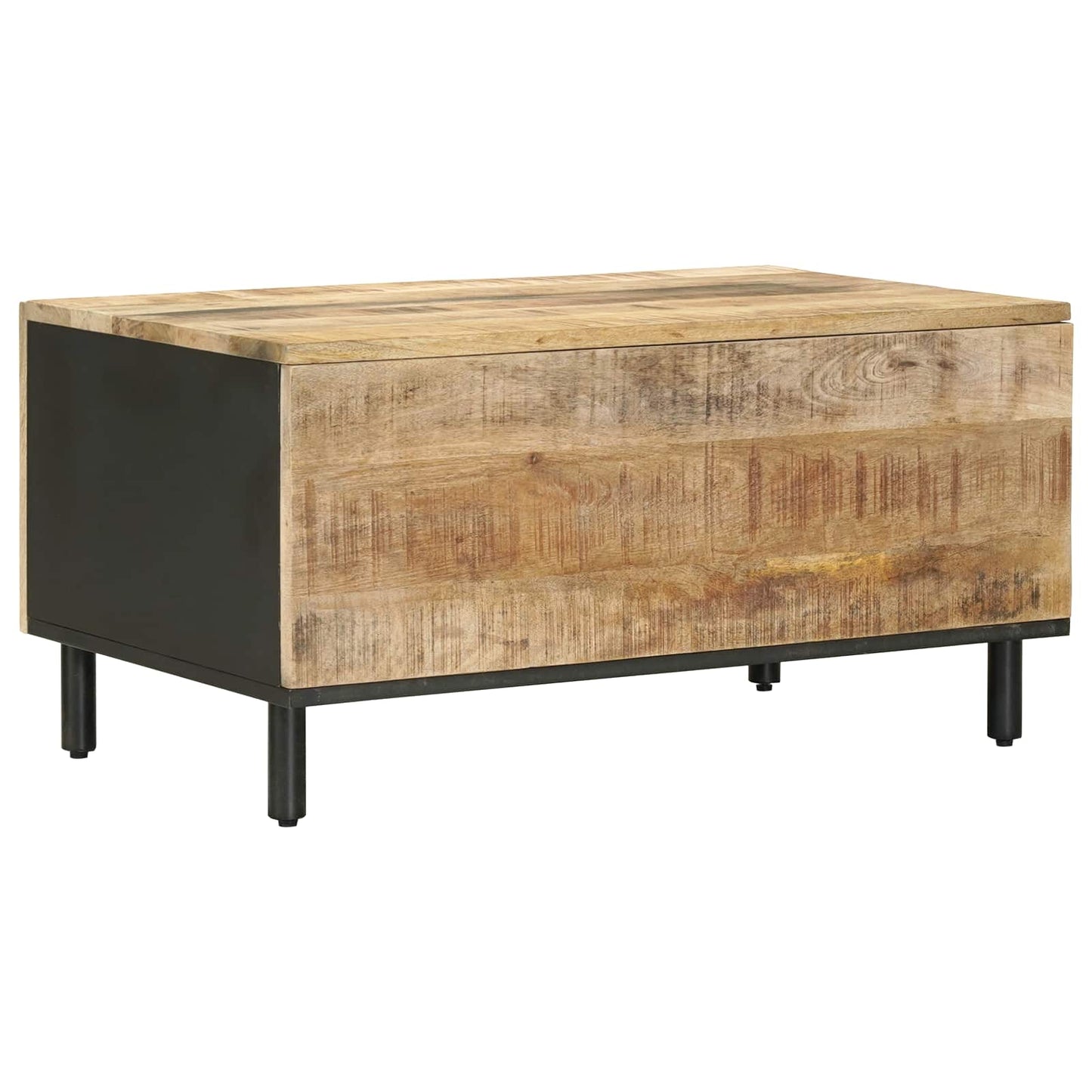 Salontafel Naturel 80 x 50 x 40 cm Massief Mango Hout is nu te koop bij PeponiXL, paradijselijk wonen!
