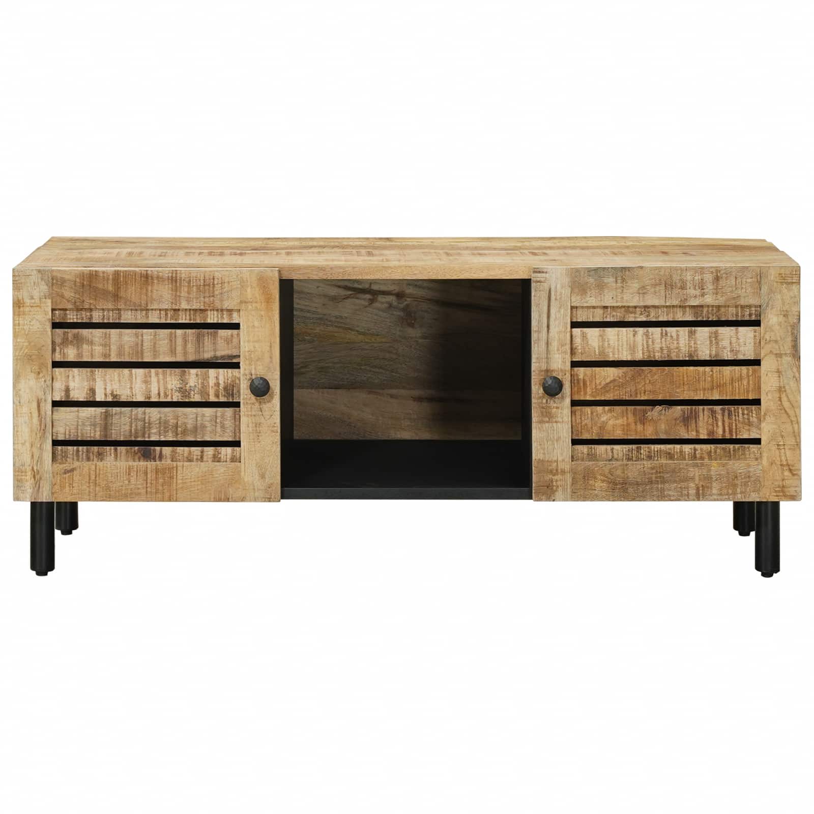 Salontafel Naturel 100 x 54 x 40 cm Massief Mango Hout is nu te koop bij PeponiXL, paradijselijk wonen!