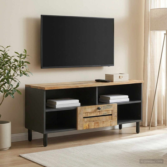 Opslagkasten Naturel 100 x 33 x 46 cm Massief Mango Hout is nu te koop bij PeponiXL, paradijselijk wonen!