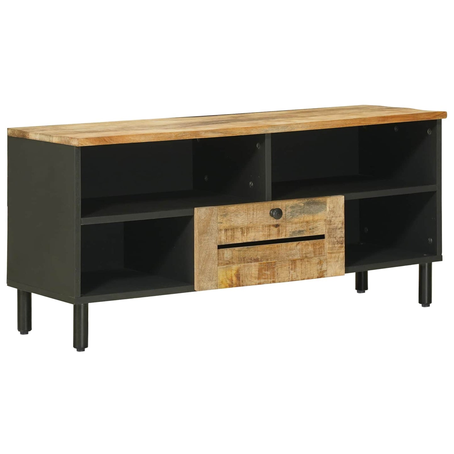 Opslagkasten Naturel 100 x 33 x 46 cm Massief Mango Hout