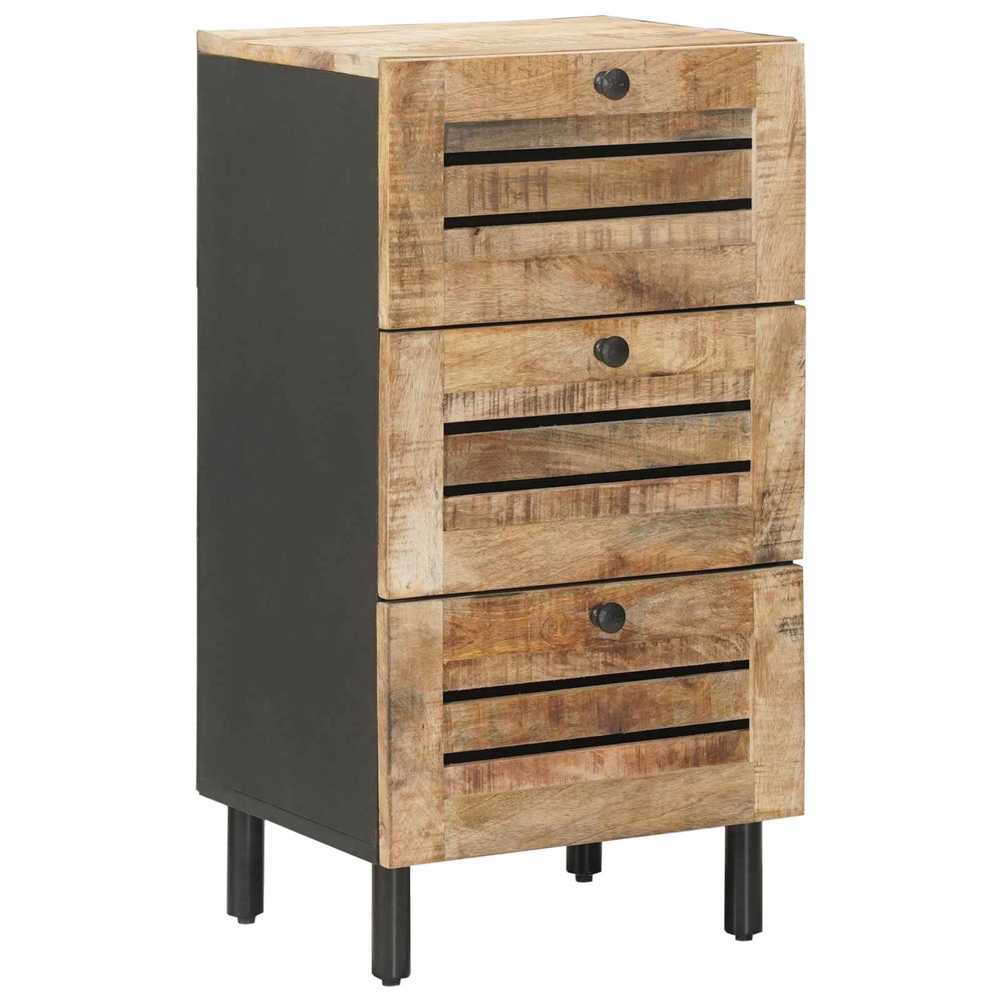 Opslagkasten Naturel 40 x 33 x 75 cm Massief Mango Hout