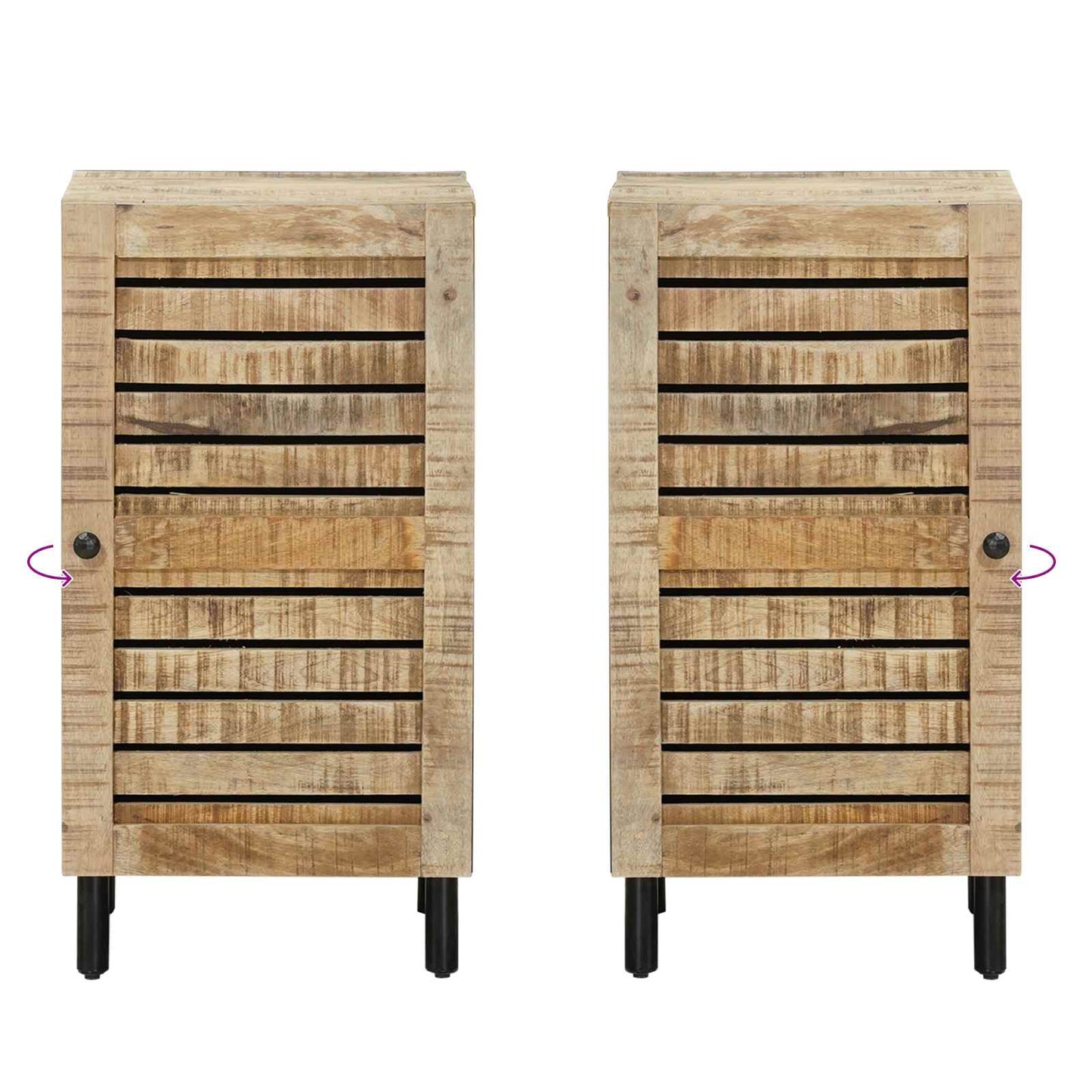 Opbergkast Naturel 40 x 33 x 75 cm Massief Mango Hout