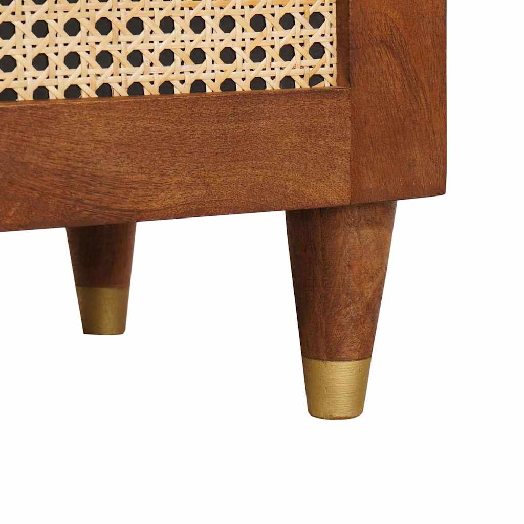 Nachtkastje 2 pcs Bruin 40 x 33,5 x 46 cm Massief acaciahout is nu te koop bij PeponiXL, paradijselijk wonen!