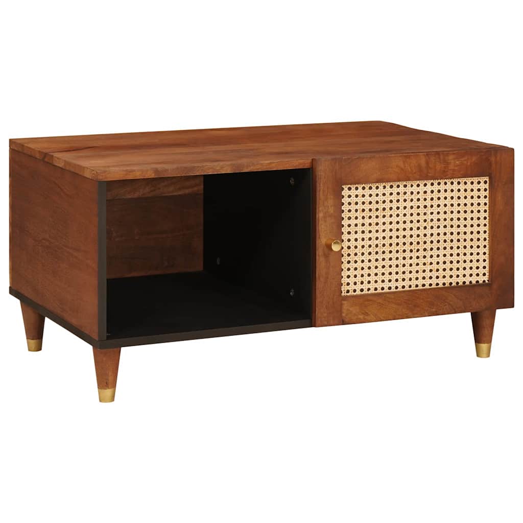 Salontafel 80 x 50 x 40 cm Massief Mango Hout is nu te koop bij PeponiXL, paradijselijk wonen!