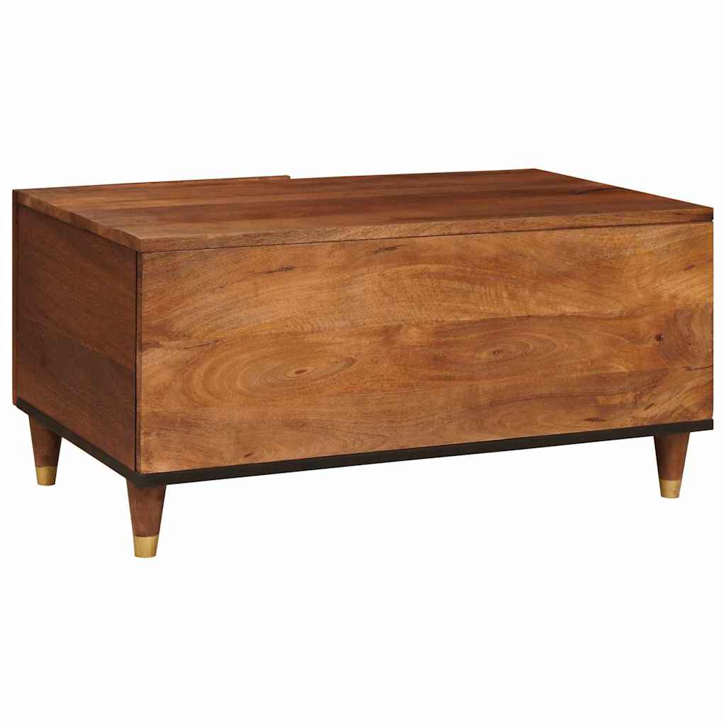 Salontafel 80 x 50 x 40 cm Massief Mango Hout is nu te koop bij PeponiXL, paradijselijk wonen!